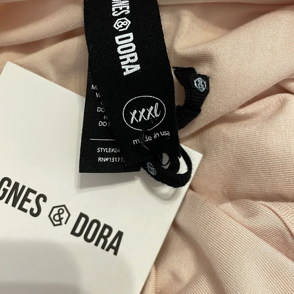 Agnes & Dora XXXL Stone Kimono Tie Top 3/4 Dolman Sleeves NWT - Picture 7 of 9